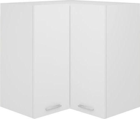 Ντουλάπι Κουζίνας vidaXL Γωνιακό Κρεμαστό 57x57cm Λευκό