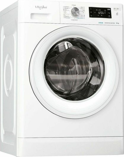 Πλυντήριο Ρούχων Whirlpool FFB 8258 WV EE 8kg με Ατμό 1200 Στροφών