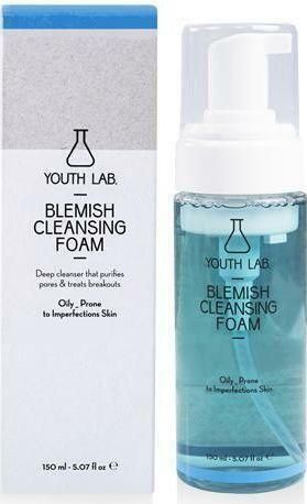 Αφρός Καθαρισμού Προσώπου Youth Lab. Blemish για Ακνεϊκές Επιδερμίδες 150ml