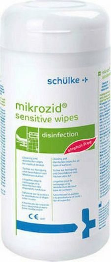 Μαντηλάκια Απολύμανσης Schulke Mikrozid Sensitive Wipes CPAP- BiPAP Σετ 200τμχ