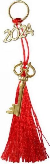 Γούρι ForHome Κρεμαστό Κλειδί από Μέταλλο 2024 15cm