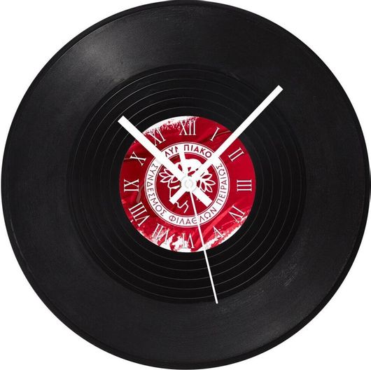 Ρολόι Τοίχου Olympiacos F.C. Βινύλιο 30cm
