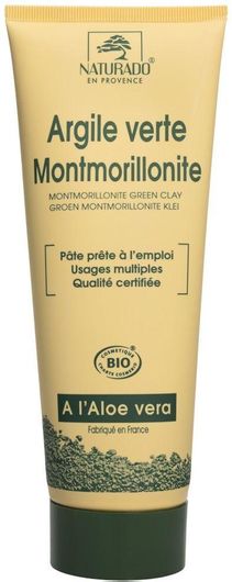 Μάσκα Σώματος & Προσώπου Naturado Argile Verte Montmorillonite για Καθαρισμό 300gr