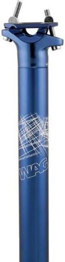 Ντίζα Σέλας Ποδηλάτου Wag Alloy 6061 31.6x350mm Μπλε