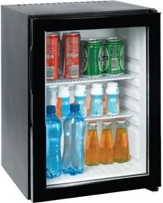 Ψυγείο Minibar Vitrifrigo HC40V Αμμωνίας με Γυάλινη Πόρτα 40lt