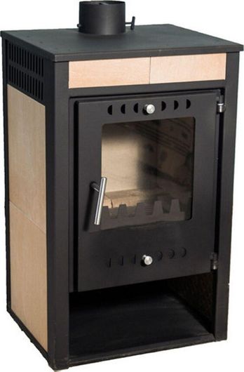 Ξυλόσομπα Zvezda 4 BC Χαλύβδινη 7.2kW Μαύρο