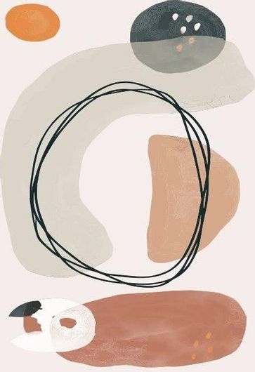 Αφίσα Αφηρημένος Κύκλος με Διάφορα Σχέδια 50x70cm