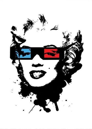 Αφίσα Marilyn Monroe Sunglasses 20x30cm