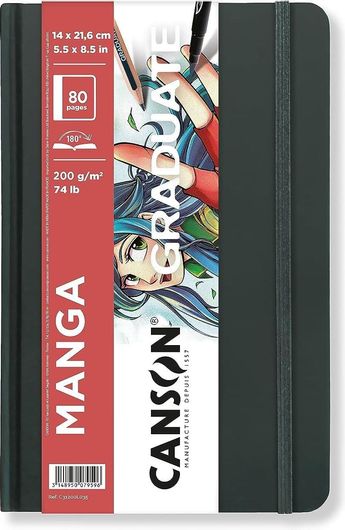 Μπλοκ Σχεδίου Canson Graduate Manga 14x21cm 80 Φύλλα