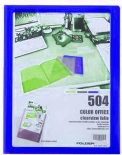 Ντοσιέ Foldermate FOOFL-504CQQ Πλαστικό Δίφυλλο 2 Διαφάνειες A4 Μπλε