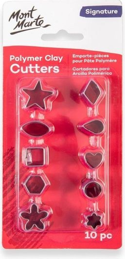 Φόρμες Μεταλλικές Mont Marte για Πηλό Σετ 10τμχ