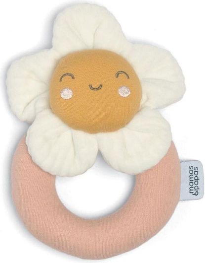 Κουδουνίστρα Mamas & Papas Flower Grabber από Ύφασμα για 0+ Μήνων