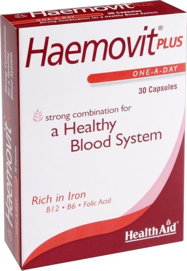 Health Aid Haemovit Plus 30 Κάψουλες