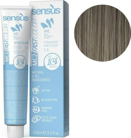 Μόνιμη Βαφή Μαλλιών Sensus MC2 Fast Color 8.2 Light Beige Blonde 100ml