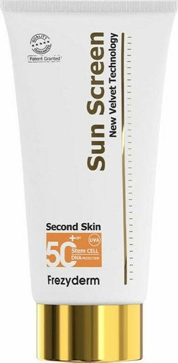 Αντηλιακή Κρέμα για το Σώμα Frezyderm Sun Screen Velvet Αδιάβροχη SPF50 125ml