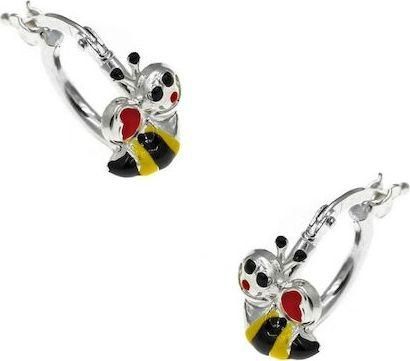 Παιδικά Σκουλαρίκια από Ασήμι Μέλισσα