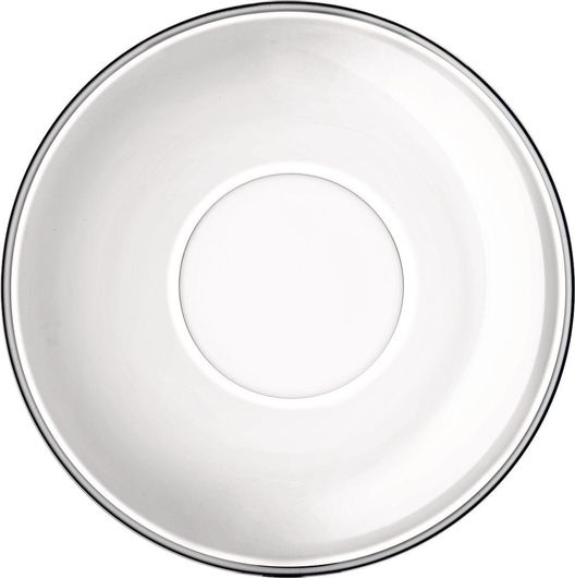 Πιατάκι Φλιτζανιού Bormioli 14cm Rocco Γυάλινα Easy Bar Espresso Λευκό Σετ 6τμχ