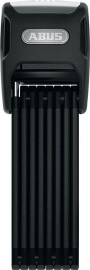 Κλειδαριά Ποδηλάτου Abus Bordo 6000A / 120 SH Big Alarm Αναδιπλούμενη με Κλειδί & Συναγερμό Μαύρο
