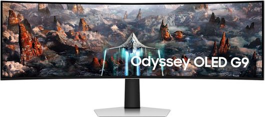 Οθόνη Υπολογιστή Samsung Odyssey G9 Ultrawide OLED HDR Curved Gaming Monitor 49" 5120x1440 240Hz με Χρόνο Απόκρισης 0.03ms GTG