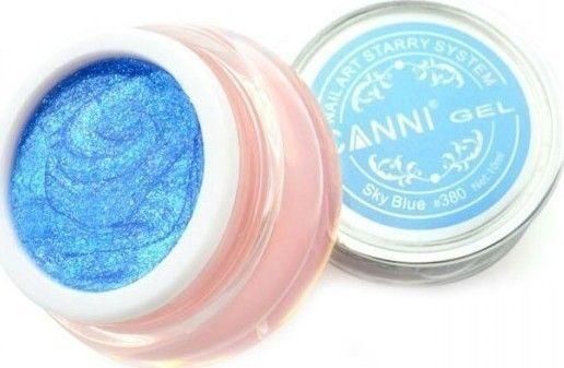 Gel Νυχιών Canni Mermaid Starry 380 Sky Blue 15ml 1τμχ