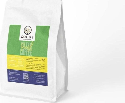 Καφές Φίλτρου Cocus Espresso Roasters Μονοποικιλιακός Brazil Αλεσμένος 250gr 