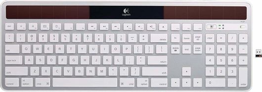 Logitech Wireless Solar Keyboard K750 for Mac Πληκτρολόγιο Αγγλικό US Λευκό