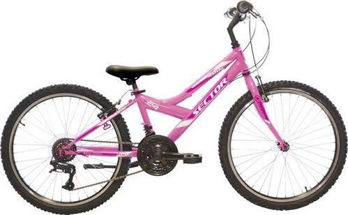 Παιδικό Ποδήλατο Sector Spin Hard Mountain Bike 24" 21 Ταχυτήτων Ροζ / Φούξια