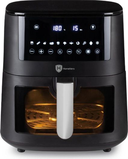 Φριτέζα HomeVero HV-AF8.0 1650W Αέρος 8lt Μαύρο