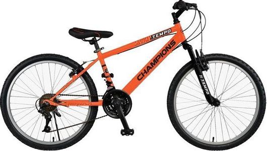 Παιδικό Ποδήλατο Champions Tempo Mountain Bike 24" 21 Ταχυτήτων Πορτοκαλί / Μαύρο