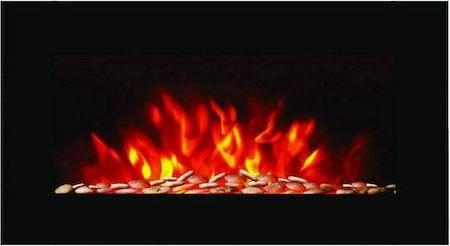 Ηλεκτρικό Τζάκι Hitense EX150-SLIM3D L.E.D Επιτοίχιο 2000W 73x40cm Μαύρο