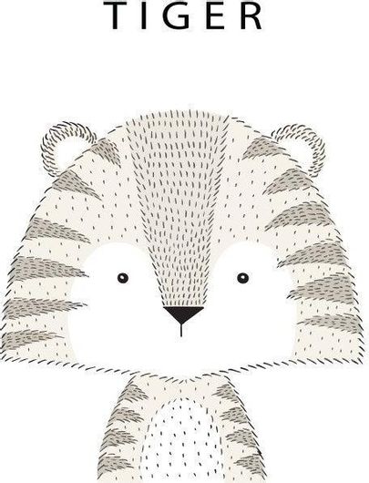 Αφίσα Cute Tiger 70x100cm