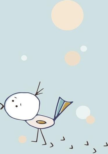 Αφίσα Μικρό Ζωγραφιστό Πουλάκι 40x50cm