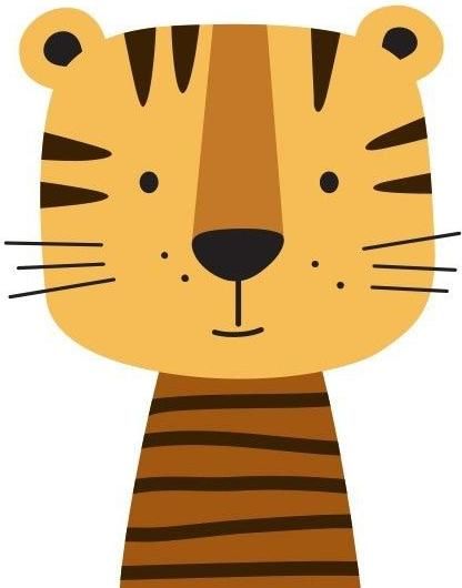 Αφίσα Χαριτωμένη Τίγρης 30x40cm