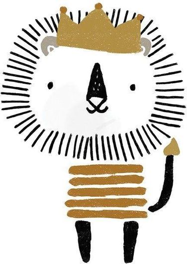 Αφίσα Λιονταράκι Βασιλιάς 20x30cm