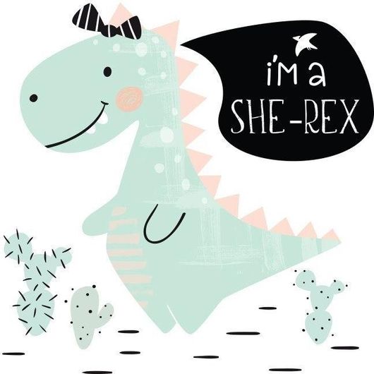 Αφίσα She-Rex 50x50cm