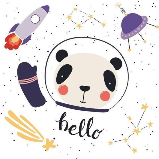 Αφίσα Πάντα Αστροναύτης 80x80cm