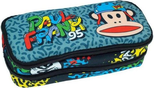 Back Me Up Paul Frank Skate Κασετίνα με 1 Θήκη Πολύχρωμη