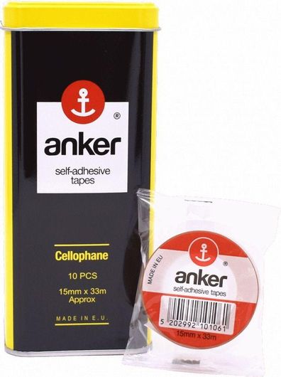 Σελοτέιπ Komet 2578 Διάφανο Σετ 10τμχ 15mm x 33m