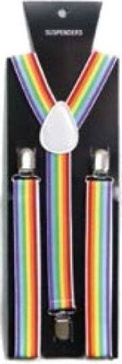 Αποκριάτικο Αξεσουάρ Τιράντες Κλόουν Πολύχρωμο