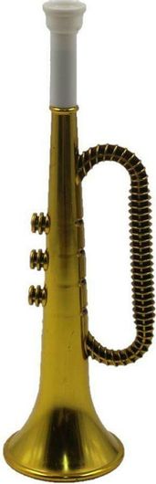 Αποκριάτικο Αξεσουάρ Maskarata Τρομπέτα 30cm Χρυσό