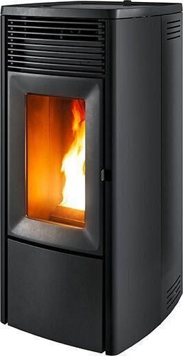 Σόμπα Pellet MCZ Ego Hydromatic 12 Αερόθερμη / Καλοριφέρ 11.9kW Μαύρο