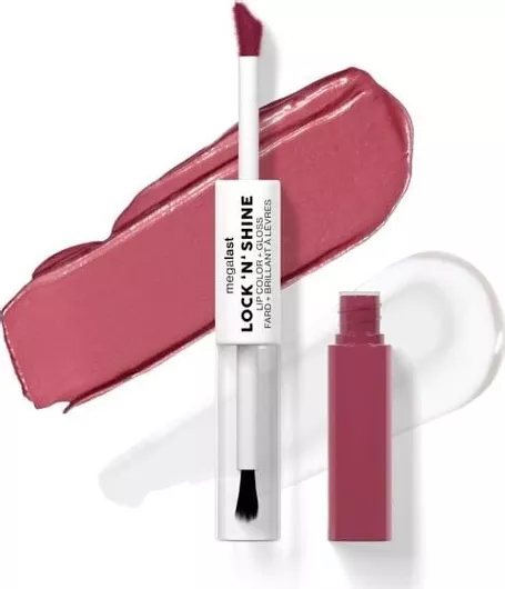 Wet n Wild Megalast Lock 'n' Shine Lip Color & Gloss Liquid Κραγιόν Sheer Pinky Promise 8ml