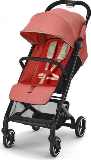 Καρότσι Μωρού Cybex Beezy Hibiscus 81x44x105cm Κόκκινο