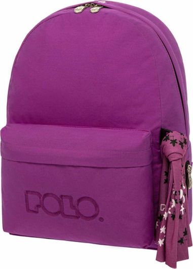Σχολική Τσάντα Γυμνασίου / Λυκείου Polo Original Purple Scarf Μοβ
