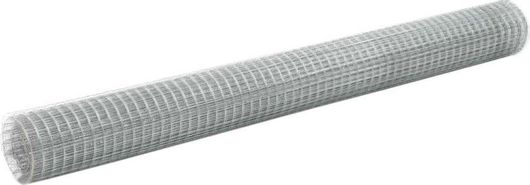 Συρματόπλεγμα vidaXL Κοτετσόσυρμα 10x1.5m Ατσάλι Ασήμι