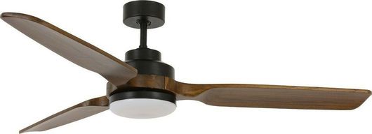 Ανεμιστήρας Οροφής Lucci Air Shoalhaven 143cm με Φως & Τηλεχειριστήριο Black / Dark Koa
