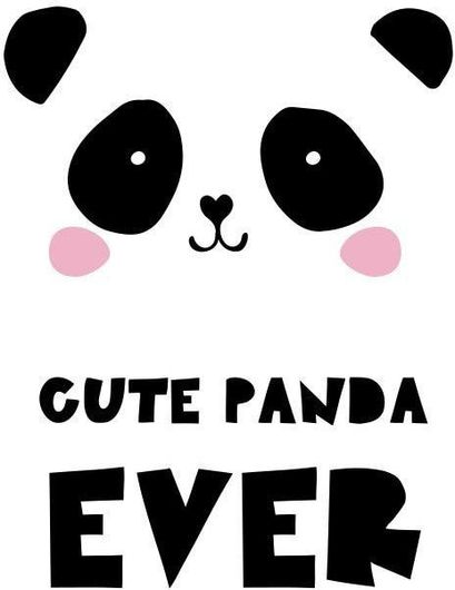 Αφίσα Cute Panda Ever 60x90cm