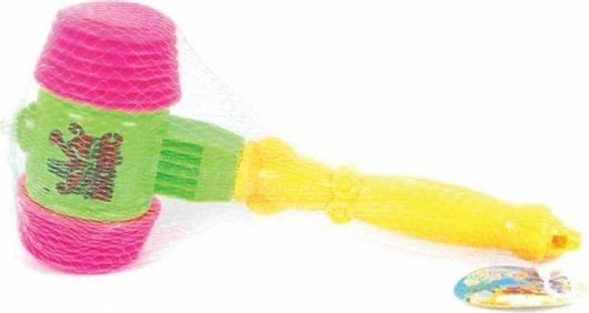 Αποκριάτικο Σφυρί KK94179 Κλόουν με Σφυρίχτρα