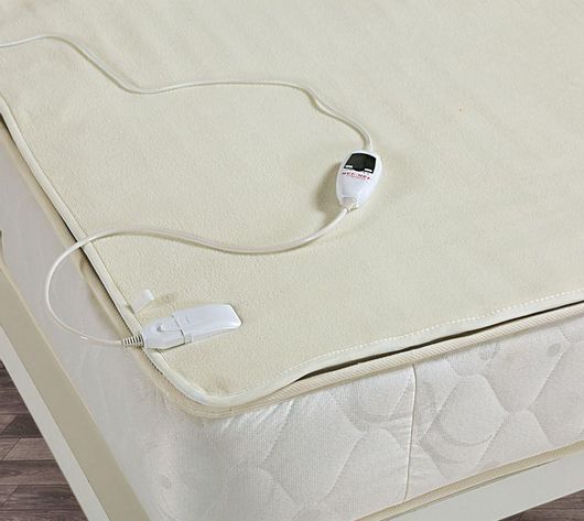 Nef-Nef Homeware Standard Διπλό Ηλεκτρικό Υπόστρωμα Πλενόμενο Λευκό 120W 140x160εκ.