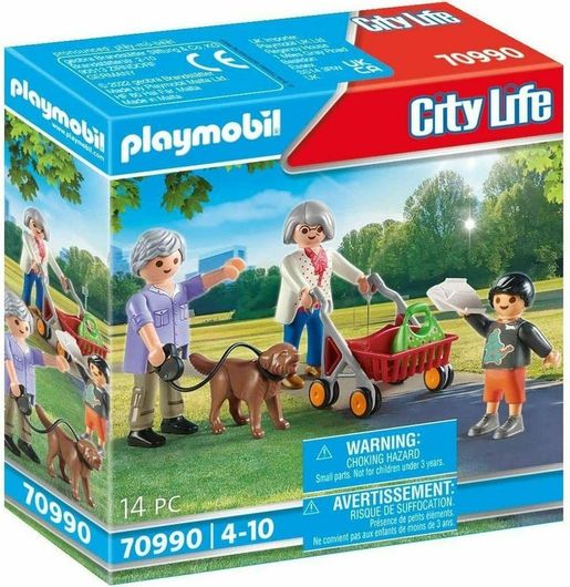 Playmobil City Life Παππούς & Γιαγιά με Εγγονάκι για 4-10 Ετών